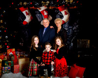 Bumpa and Gaga  With Grandkids Christmas session